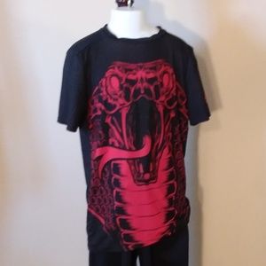 Under Armour Red/Black Cobra Short Sleeve Tee